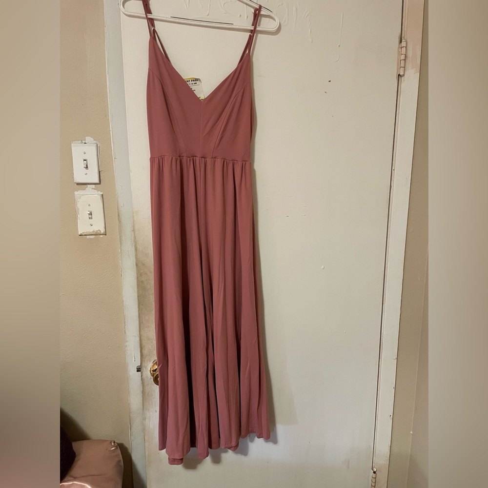 Cute pink romper.
